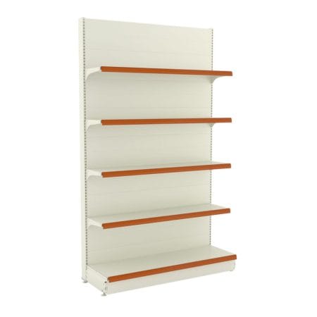 Raft Comercial de Perete H:2150 L:1250 W:490, nu conține capătul de raft
