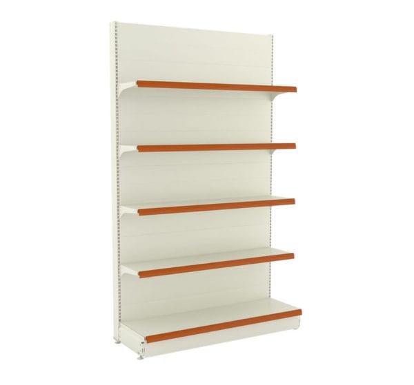 Raft Comercial de Perete H:2150 L:1250 W:490, nu conține capătul de raft