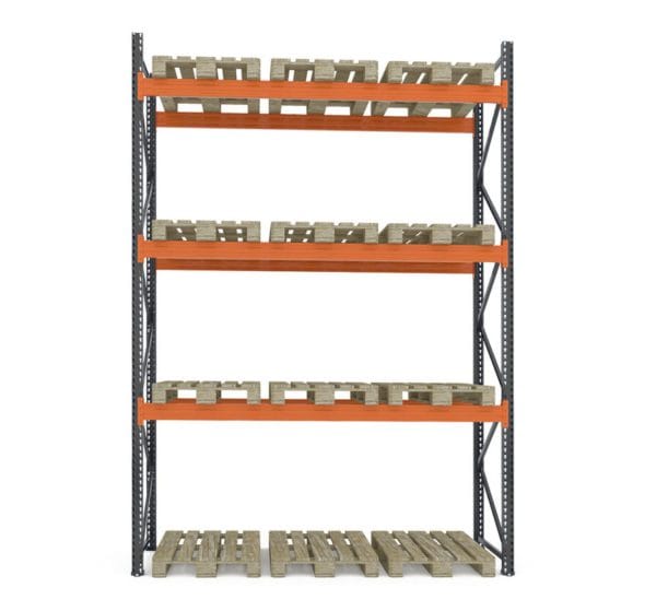 Raft palet tip extensie - H:4000mm x L:2790mm x W:1100mm, 3000 kg/nivel