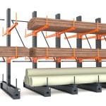 Rafturi metalice cantilever
