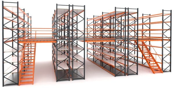 Rafturi metalice mezzanine