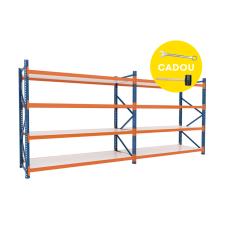 Raft Polita ZS - H:2500mm x L:5670mm x W:1100mm, 450kg/nivel, nu include polite metalice