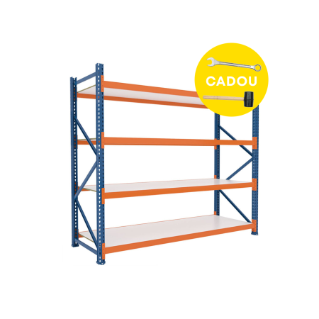 Raft Polita ZS - H:2500mm x L:2880mm x W:1100mm, 450kg/nivel, nu include polite metalice
