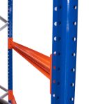 Raft polita tip extensie MR - H:2000mm x L:960mm x W:400mm, 200kg/nivel, nu include polite metalice