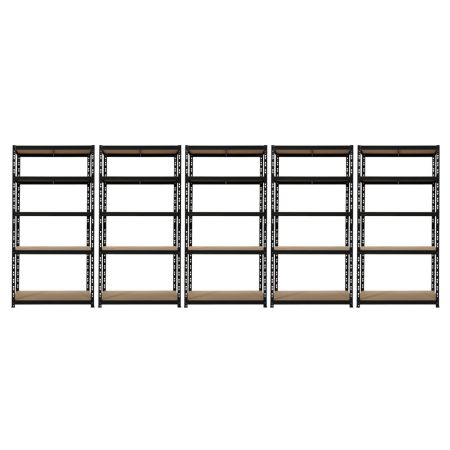 Promotie: Pachet 5 x Raft tip polita - H:1800mm x L:900mm x W:300mm, polite MDF
