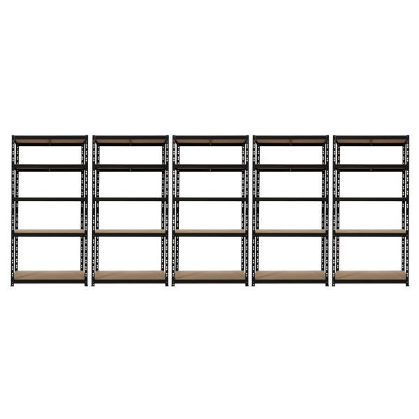Promotie: Pachet 5 x Raft tip polita - H:2000mm x L:900mm x W:400mm, polite MDF