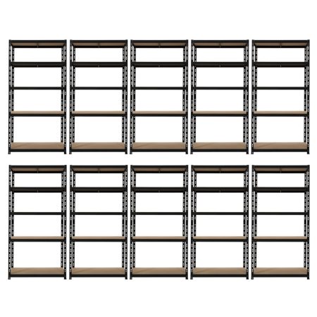 Promotie: Pachet 10 x Raft tip polita - H:1800mm x L:900mm x W:300mm, polite MDF