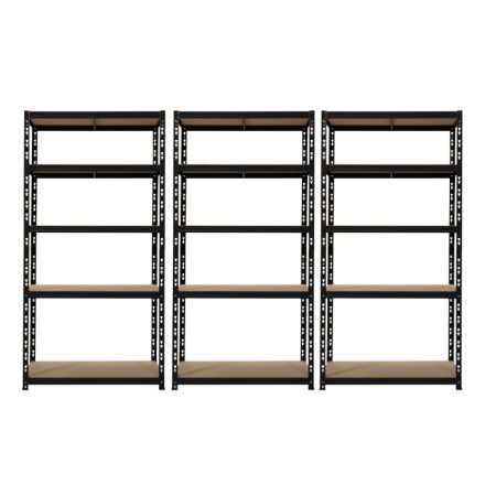 Promotie: Pachet 3 x Raft tip polita - H:1800mm x L:900mm x W:300mm, polite MDF