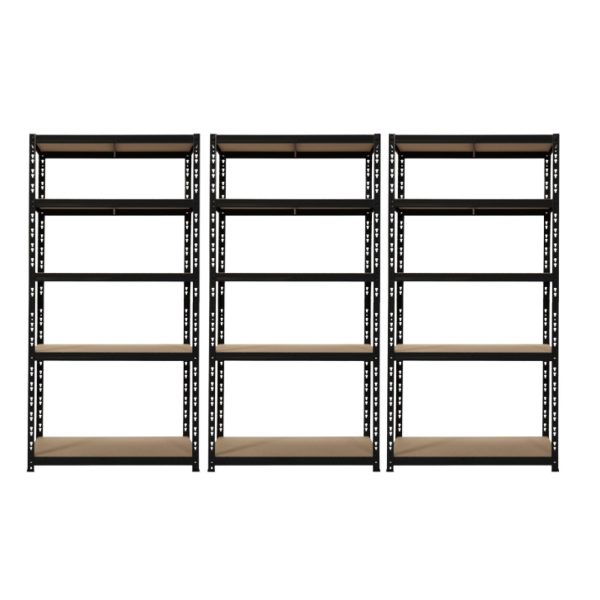 Promotie: Pachet 3 x Raft tip polita - H:1800mm x L:900mm x W:300mm, polite MDF
