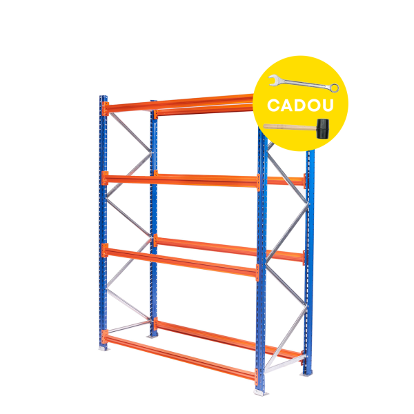 Raft Polita MR - H:2000mm x L:1320mm x W:800mm, 250kg/nivel, nu include polite metalice