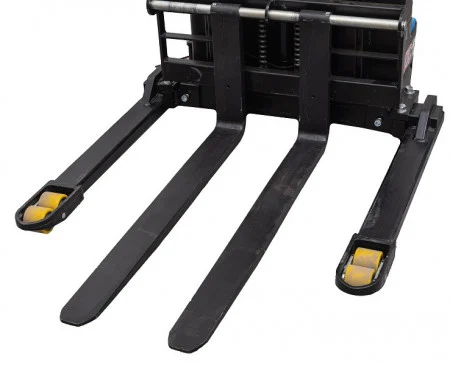 Transpalet electric cu catarg ES1225 DM, cu picioare si furci reglabile