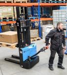 Transpalet electric cu catarg ESL1236, baterie Li-Ion