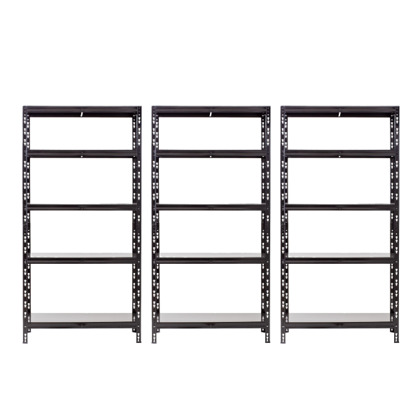 Promotie: Pachet 3 x Raft tip polita - H:1800mm x L:900mm x W:400mm, polite metalice