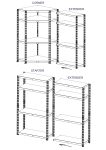 Raft tip extensie - H:1800 x L:1000 x W:400 mm, compatibil cu Raft tip coltar si Raft tip polita – H:1800mm x L:1000mm x W:400mm