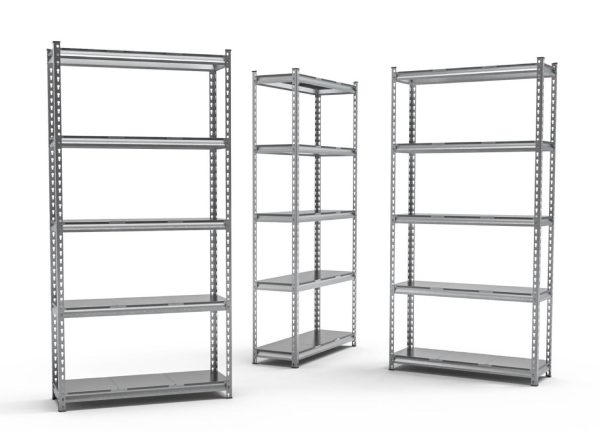 Promotie: Pachet 3 x Raft tip polita galvanizat - H:1830mm x L:900mm x W:480mm, polita metalica
