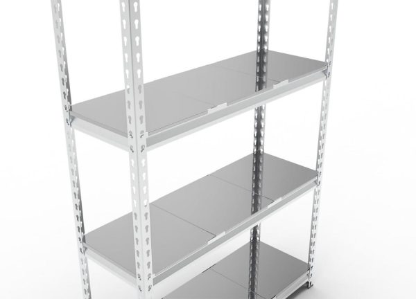 Promotie: Pachet 3 x Raft tip polita galvanizat - H:1830mm x L:900mm x W:480mm, polita metalica