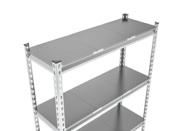 Promotie: Pachet 3 x Raft tip polita galvanizat - H:1830mm x L:900mm x W:480mm, polita metalica