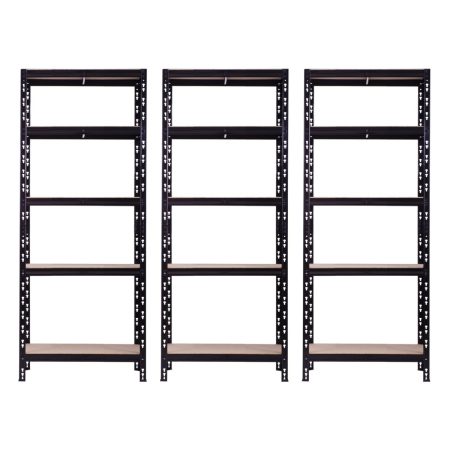 Promotie: Pachet 3 x Raft tip polita - H:1800mm x L:600mm x W:400mm, polita MDF