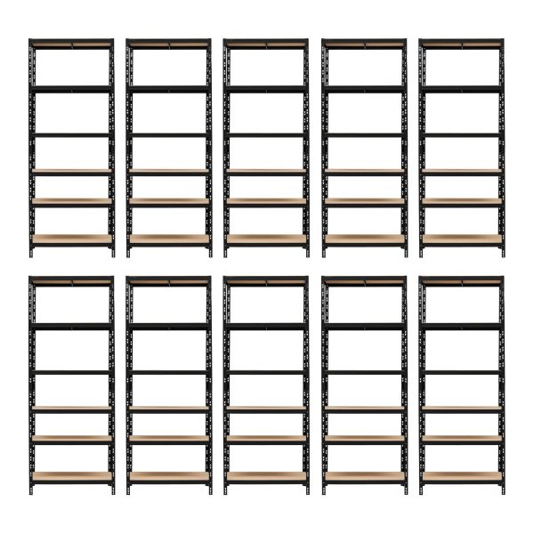 Promotie: Pachet 10 x Raft tip polita - H:2200mm x L:900mm x W:600mm, polita MDF