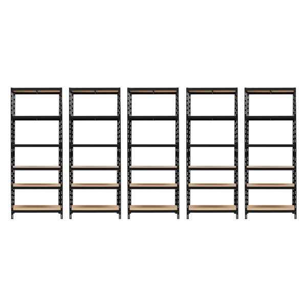 Promotie: Pachet 5 x Raft tip polita - H:2200mm x L:900mm x W:600mm, polita MDF