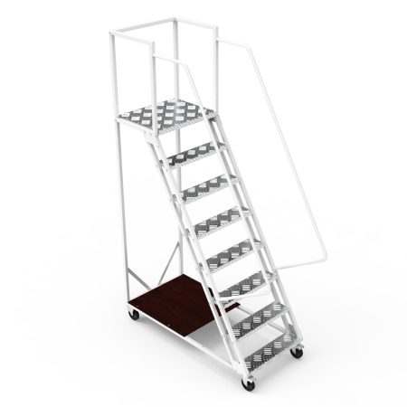 Scara mobila cu platformă HK - 1898x1512x700 mm, 7+1 trepte