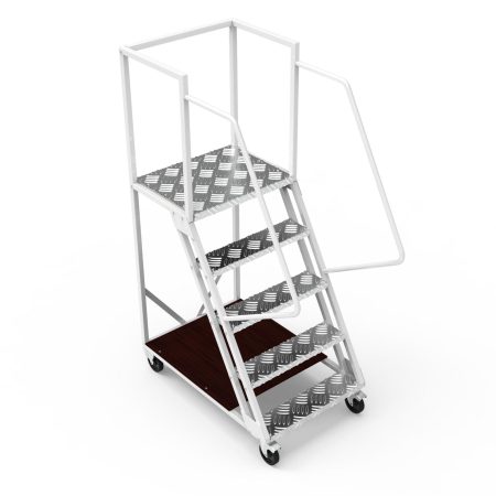 Scara mobila cu platformă HK - 1148x1079x700 mm, 4+1 trepte