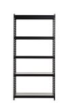 Raft tip polita - H:1830mm x L:900mm x W:480mm, polita pal laminat, negru