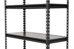 Raft tip polita - H:1830mm x L:900mm x W:480mm, polita pal laminat, negru