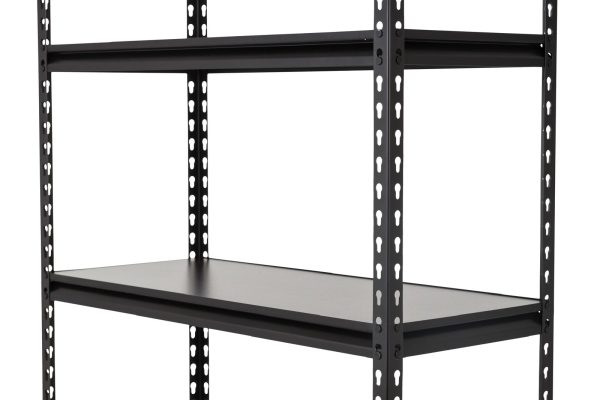 Raft tip polita - H:1830mm x L:900mm x W:480mm, polita pal laminat, negru
