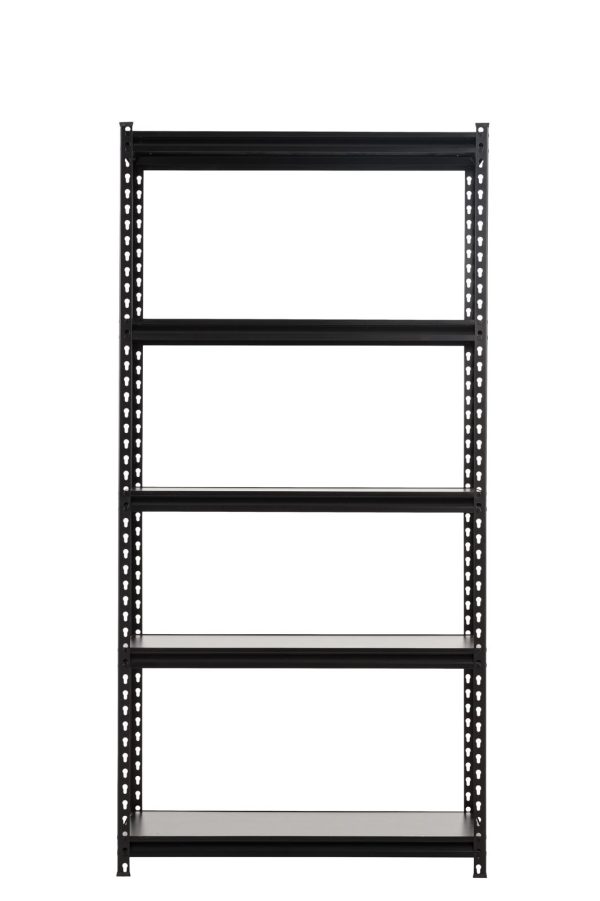 Raft tip polita - H:1830mm x L:900mm x W:480mm, polita pal laminat, negru